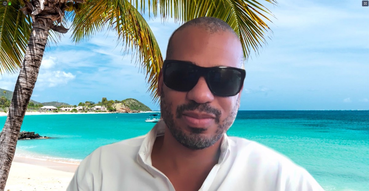 Interviewing with a Hawaiian theme